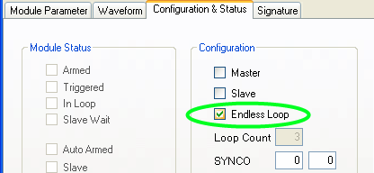 In Loop Configuration