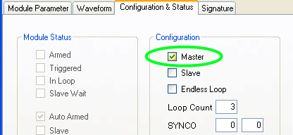 Master Configuration