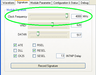 Adjusting Clock Frequency