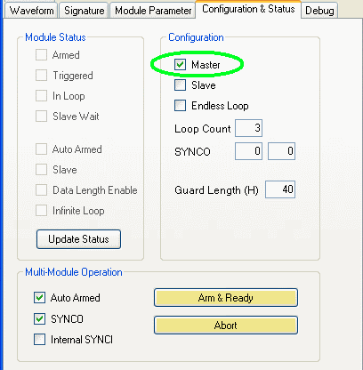 Master Configuration