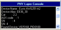 PHY Layer Console