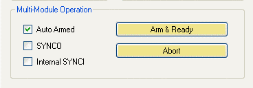 multi module operation