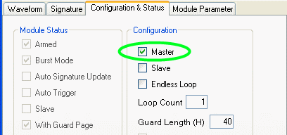 Master Configuration