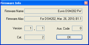 Firmware Info