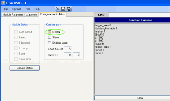 Master Configuration