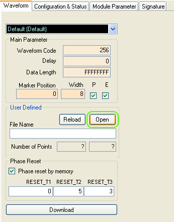 User Defined Section