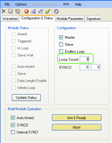 Master Parameters