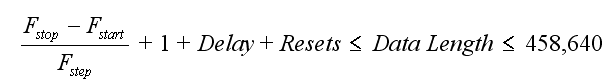 Eq 6: Final Data Length Equation