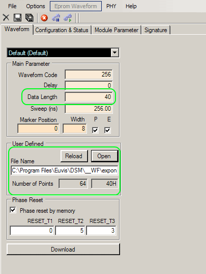 Download User Waveform