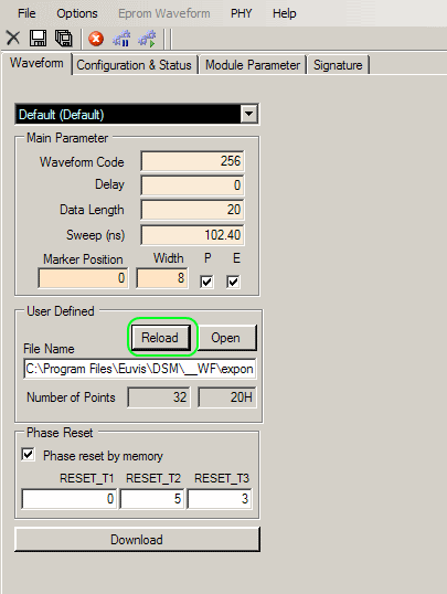 Download User Waveform